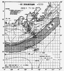 一都三県漁海況速報、関東・東海海況速報(2006/07/13)