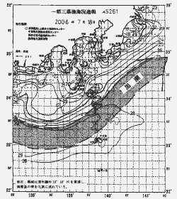 一都三県漁海況速報、関東・東海海況速報(2006/07/18)