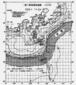 一都三県漁海況速報、関東・東海海況速報(2006/07/20)