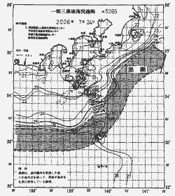 一都三県漁海況速報、関東・東海海況速報(2006/07/24)