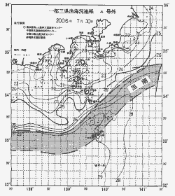 一都三県漁海況速報、関東・東海海況速報(2006/07/30)