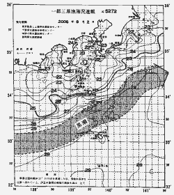 一都三県漁海況速報、関東・東海海況速報(2006/08/02)