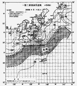 一都三県漁海況速報、関東・東海海況速報(2006/08/15)