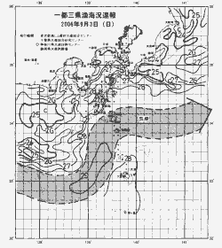 一都三県漁海況速報、関東・東海海況速報(2006/09/03)