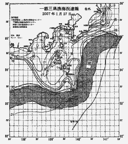 一都三県漁海況速報、関東・東海海況速報(2007/01/27)