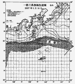 一都三県漁海況速報、関東・東海海況速報(2007/02/18)