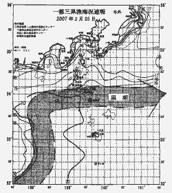 一都三県漁海況速報、関東・東海海況速報(2007/02/25)