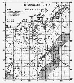 一都三県漁海況速報、関東・東海海況速報(2007/04/07)