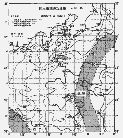 一都三県漁海況速報、関東・東海海況速報(2007/04/22)