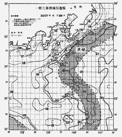 一都三県漁海況速報、関東・東海海況速報(2007/04/29)