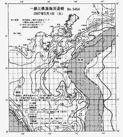 一都三県漁海況速報、関東・東海海況速報(2007/05/01)