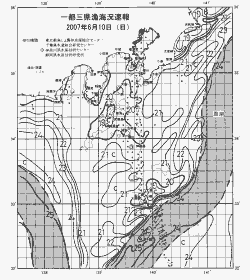 一都三県漁海況速報、関東・東海海況速報(2007/06/10)