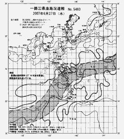 一都三県漁海況速報、関東・東海海況速報(2007/06/27)