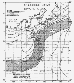一都三県漁海況速報、関東・東海海況速報(2007/07/05)