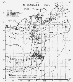 一都三県漁海況速報、関東・東海海況速報(2007/07/09)
