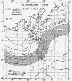 一都三県漁海況速報、関東・東海海況速報(2007/07/13)