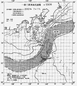一都三県漁海況速報、関東・東海海況速報(2007/07/17)