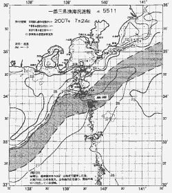 一都三県漁海況速報、関東・東海海況速報(2007/07/24)
