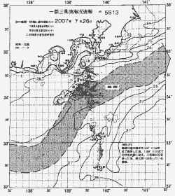 一都三県漁海況速報、関東・東海海況速報(2007/07/26)