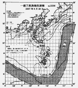 一都三県漁海況速報、関東・東海海況速報(2007/08/28)