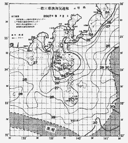一都三県漁海況速報、関東・東海海況速報(2007/09/02)