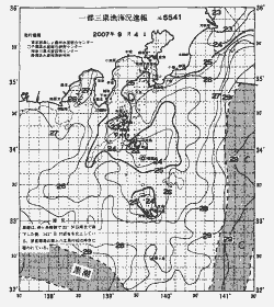 一都三県漁海況速報、関東・東海海況速報(2007/09/04)