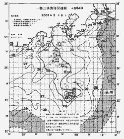 一都三県漁海況速報、関東・東海海況速報(2007/09/06)