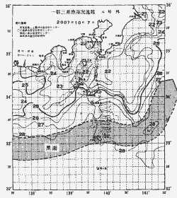 一都三県漁海況速報、関東・東海海況速報(2007/10/07)