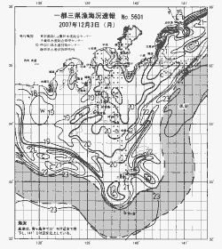 一都三県漁海況速報、関東・東海海況速報(2007/12/03)