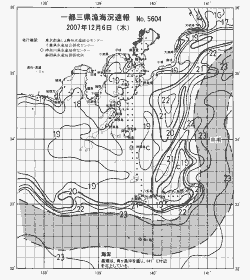 一都三県漁海況速報、関東・東海海況速報(2007/12/06)