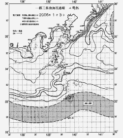 一都三県漁海況速報、関東・東海海況速報(2008/01/03)