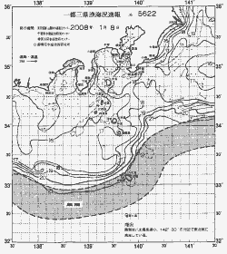 一都三県漁海況速報、関東・東海海況速報(2008/01/08)