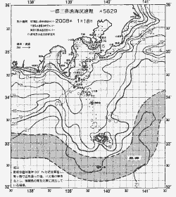 一都三県漁海況速報、関東・東海海況速報(2008/01/18)
