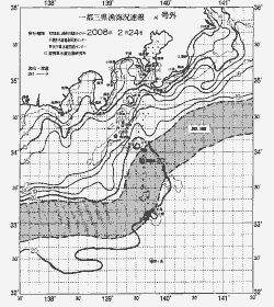 一都三県漁海況速報、関東・東海海況速報(2008/02/24)