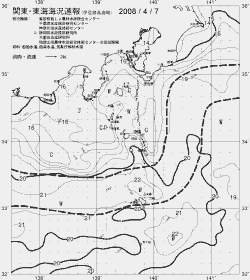 一都三県漁海況速報、関東・東海海況速報(2008/04/07)