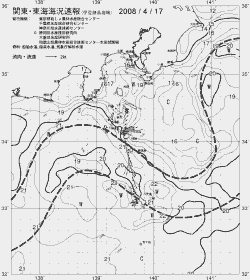 一都三県漁海況速報、関東・東海海況速報(2008/04/17)