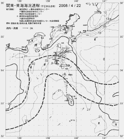 一都三県漁海況速報、関東・東海海況速報(2008/04/22)