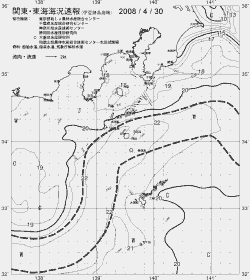 一都三県漁海況速報、関東・東海海況速報(2008/04/30)