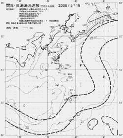 一都三県漁海況速報、関東・東海海況速報(2008/05/19)