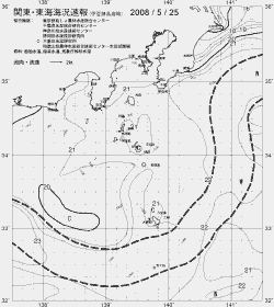 一都三県漁海況速報、関東・東海海況速報(2008/05/25)