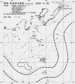 一都三県漁海況速報、関東・東海海況速報(2008/05/26)