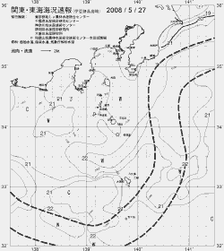 一都三県漁海況速報、関東・東海海況速報(2008/05/27)