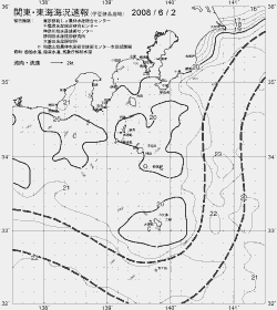 一都三県漁海況速報、関東・東海海況速報(2008/06/02)