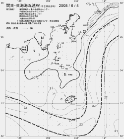 一都三県漁海況速報、関東・東海海況速報(2008/06/04)