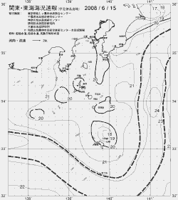 一都三県漁海況速報、関東・東海海況速報(2008/06/15)