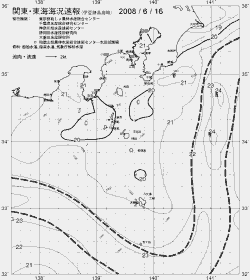 一都三県漁海況速報、関東・東海海況速報(2008/06/16)