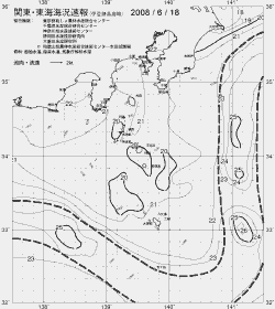 一都三県漁海況速報、関東・東海海況速報(2008/06/18)