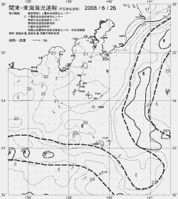 一都三県漁海況速報、関東・東海海況速報(2008/06/26)