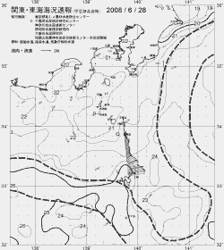 一都三県漁海況速報、関東・東海海況速報(2008/06/28)