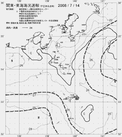 一都三県漁海況速報、関東・東海海況速報(2008/07/14)
